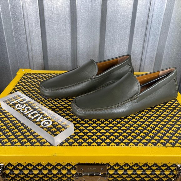 Bally Walton Fango Leather Drivers US 7.5 - Picture 2 of 5